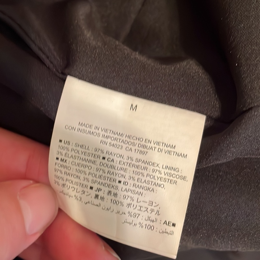 Old Navy women’s blazer Medium 8 10 jacket black basic business casual stretch - Picture 4 of 5